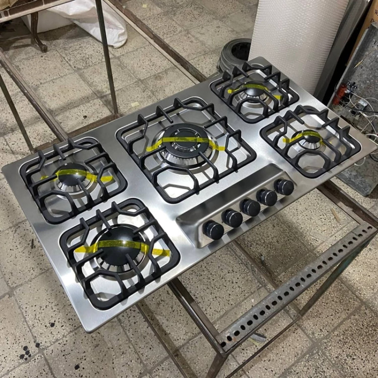 اجاق گاز صفحه ای توکار استیل اریکسان مدل لوفرا اپکس قارچی پلوپز وسط ترموکوپل