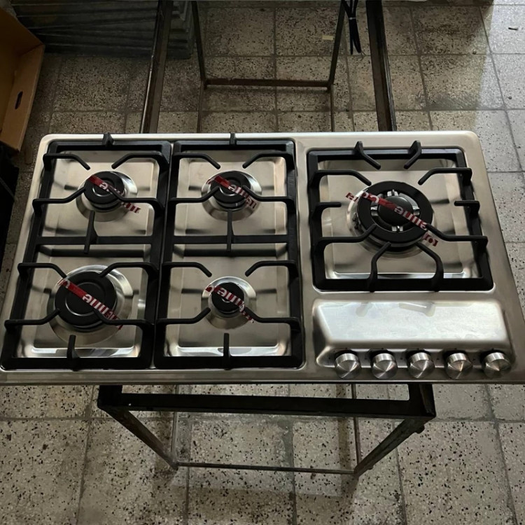 اجاق گاز صفحه ای توکار استیل اریکسان مدل اپکس پلوپز کنار ترموکوپل