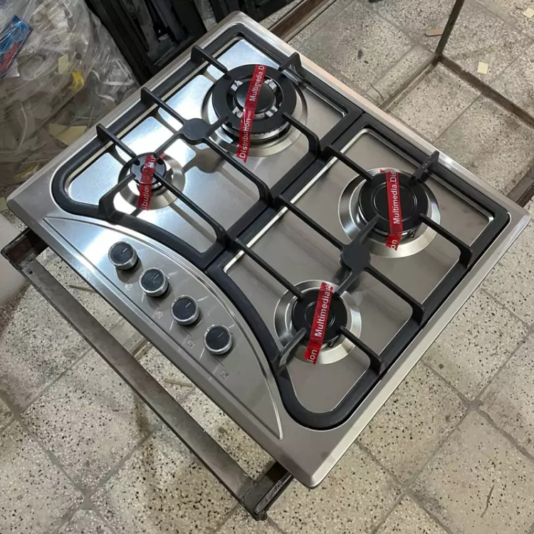 اجاق گازصفحه ای استیل توکار اریکسان با ترموکوپل مدل 4 شعله
